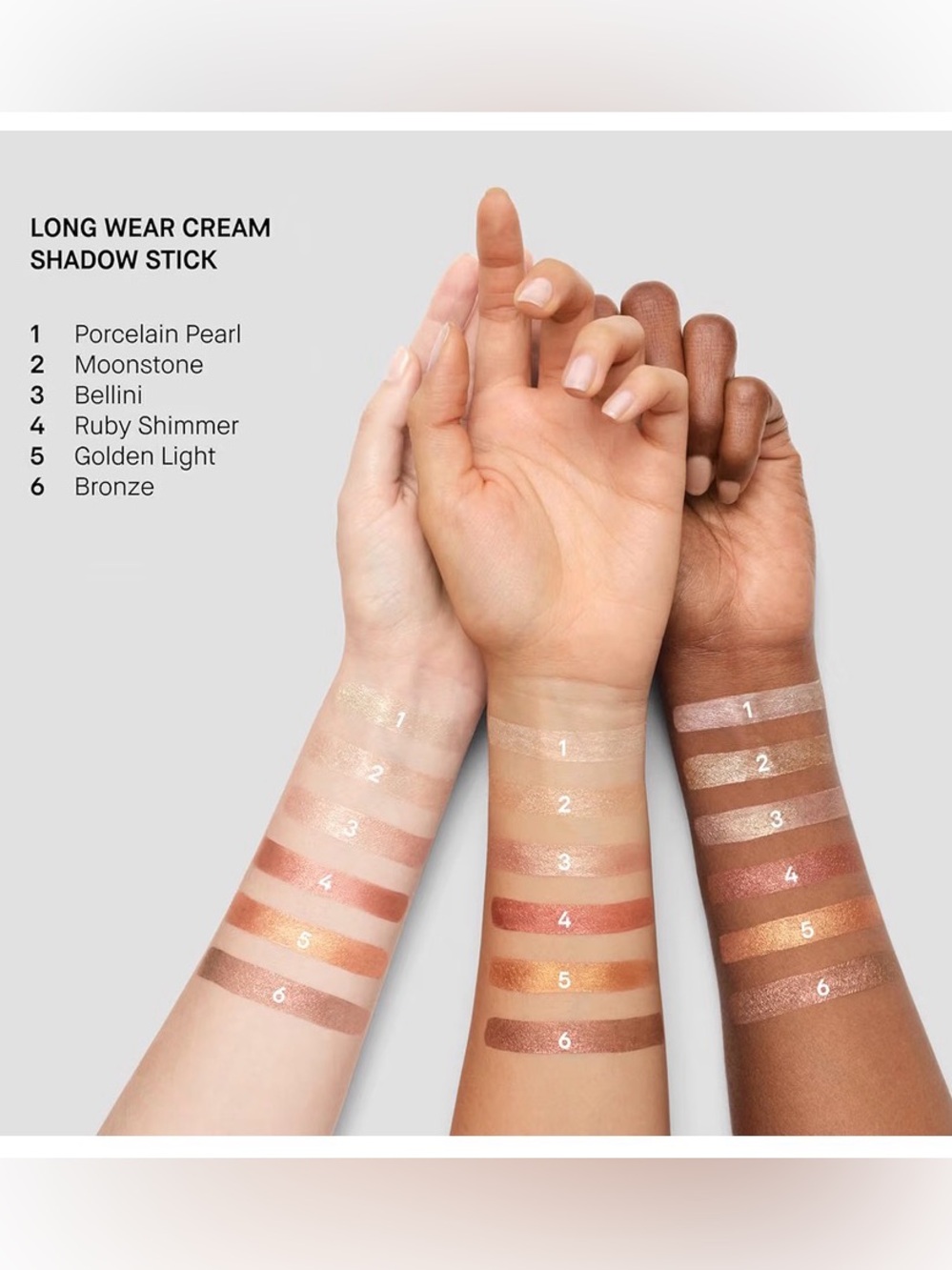 NEW [Bobbi Brown] 24-hr Cream Eyeshadow Stick, Golden Light Chrome .05 oz/1.6 g - Picture 7 of 12